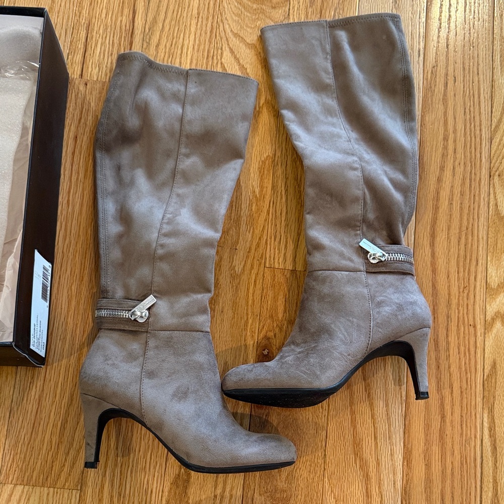 BCBGeneration Taupe Heeled Boots